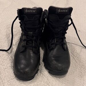 Bates Steel Toe Rugged Black Tactical Combat Boots